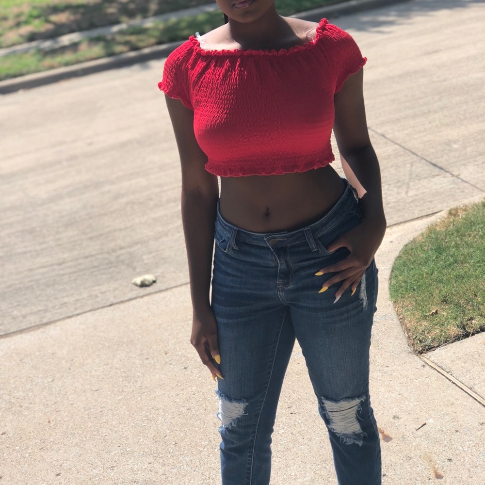 Blue Ripped Jeans - Picture 6 of 8